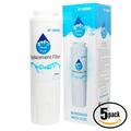 5-Pack Replacement for Maytag MZD2665HEW Refrigerator Water Filter - Compatible with Maytag UKF8001 Fridge Water Filter Cartridge - Denali Pure Brand