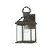 1 Light Small Outdoor Wall Sconce 13.5 inches Tall and 6.75 inches Wide Bailey Street Home 154-Bel-4623625