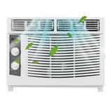 ZOKOP 5000BTU WAC-5000 110V 540W Air Conditioner White ABS Window Type Refrigeration/Energy Saving/Fan/Dehumidification Portable All-in-One