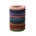 10 Piece Hair Ties For Thick Hair Coil Elastics Hair Ties Multicolor Medium Spiral Hair Ties No Crease Hair Coils Telephone Cord Plastic Hair Ties For Women And Girls (Matte color)ï¼ŒChristmas gift