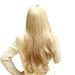 HSMQHJWE Rainbow Wigs for Women Human Hair Natural Synthetic Hair Hair Wave Full Gold Wig Wigs Curly Party Women Wigs Long wig Hair Bow Holder Organizer for Girls