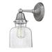 Hinkley Lighting - One Light Wall Sconce - Academy - 1 Light Cylinder Wall