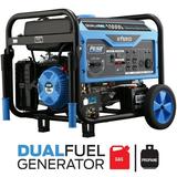 Pulsar 10 000-Watt Dual Fuel Portable Generator with Electric Start (CARB)