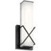 Wall Sconce With Contemporary Inspirations 4.5 Inches Wide-Matte Black Finish Kichler Lighting 45656Mbkled