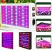 RisingPro Full Spectrum LED Grow Light Red Blue Light 81-312LEDs LED Plant Growing Light for Indoor Plants Fixtures with Daisy Chain Function