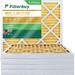 Filterbuy 11.25x11.25x2 MERV 11 Pleated HVAC AC Furnace Air Filters (5-Pack)