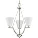 Progress Lighting - Three Light Foyer Chandelier - Bravo - Chandeliers Light - 3