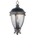 Maxim Camden VX Three Light 26-Inch Outdoor Hanging Lantern - Golden Bronze - 41429WGGO