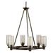 Kichler Lighting - Six Light Chandelier - Chandelier 1 Tier Medium - Circolo - 6