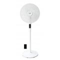 16 DC-Motor Energy Saving Stand Fan with Remote and timer-Piano White