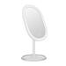 180 Rotating Touch Screen LED Makeup Mirror Adjustable Cosmetic Mirror for Desktop Countertop Bathroom Bedroom Travel(White)