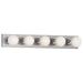 5-Light Indoor Chrome Movie Beauty Makeup Hollywood Bath or Vanity Light Bar Wall Mount or Wall Sconce