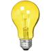 Westinghouse Lighting 0344300 25 Watt 120 Volt Trans Incandescent A19 Light Bulb-2500 Hours 1 Pack Amber