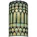 Meyda Tiffany 134526 Aello 2 Light 7.75 Wide Hand-Crafted Wall Sconce - MultiColor