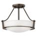 Hinkley Lighting - Three Light Semi-Flush Mount - Hathaway - 3 Light Medium