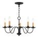 Livex Lighting - Heritage - 5 Light Chandelier in Farmhouse Style - 20 Inches