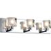 CWI Lighting Tina 3 Light Contemporary Metal Wall Sconce in Chrome