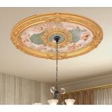 AFD Cherubs Sky Oval Chandelier Ceiling Medallion 44in