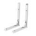 Uxcell 8 Stainless Steel L Shape Shelf Plank Angle Bracket 2 Pack
