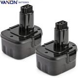 2 Pack 12V for DEWALT DC9071 XRP Battery DW9071 DW9072 DE9071 DW9072 DE9037 DW927 DE9074 DE9075