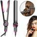 Hair Straighteners and Curling Iron 2 in 1 Professional Ceramic Tourmaline Ionic Flat Iron with Adjustable Temp LCD Digital Display for Smooth Curls and Wave All Hair Types