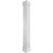 Ekena Millwork 8 W x 8 H Craftsman Classic Square Non-Tapered Chevron Modern Fretwork Column w/ Mission Capital & Mission Base