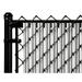 Gray 6ft Ridged Slat for Chain Link Fence