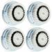 PurrsianKitty 4 Pack Delicate Facial Brush Head Replacement Compatible with Clarisonic Mia 1 2 3