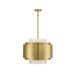 Savoy House 1-181-4-171 Beacon 4 Light Pendant Light in Burnished Brass (20 W x 16 H)