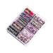 HSMQHJWE 3d Nail Stickers Star Paper Floral Leopard Print Star Candy Transfer Paper Nail Stickers Color Metal Back Adhesive Nail Full Color Light Nail Decals DIY Nail Stickers Nail Tip Nails Strips