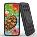 INFUZE Qi Wireless Portable Charger for Samsung Galaxy A52 5G External Battery (12000 mAh 18W Power Delivery USB-C/USB-A 3.0 Ports Suction Cups) with Touch Tool - Tropical Turtle