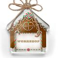 Ornament Printed One Sided Workshop Light Wood Block Christmas 2021 Neonblond