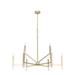 19521-Hunter Fans-Sunjai - 9 Light 2-Tier Chandelier In Formal Style-32.25 Inches Tall and 40 Inches Wide-Alturas Gold Finish -Traditional