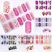 Nail Decal Removable Nail Design Multiple Styles Nail Art Decor Patches for Home Use