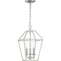 Quoizel Aviary 3-Light 17 Transitional Chandelier in Brushed Nickel