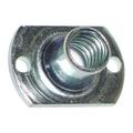 1/4 -20 x 1/4 Zinc Plated Steel Coarse Thread Brad Hole Tee Nuts (12 pcs.)