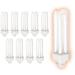 32 Watt CFL Light Bulbs | 4 Pin GX24Q-3 Base 4100K Cool White | 32W High Output 2400 Lumens | Triple Tube Compact Fluorescent Light Bulbs Plug-in | 10 Pack by GoodBulb