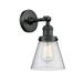 Innovations Lighting 203 Small Cone Small Cone 1 Light 10 Tall Bathroom Sconce - Black