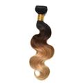 Ustar Body Wave Ombre Brazilian Body Wave Hair Weave Bundles Unprocessed Virgin Brazilian Hair Extensions 1B/4/27 Honey Blonde 1 Bundle 16 inch