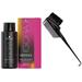 Schwarzkopf : 6-16 Dark Blonde Cendre Chocolate - 2.02 oz IGORA Vibrance Tone on Tone Coloration Demi-Permanent Hair Color Dye Liquid Haircolor - Pack of 3 w/ Sleek 3-in-1 Brush Comb