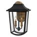 Two Light Outdoor Wall Mount in Traditional Style 10 inches Wide By 15.75 inches High Bailey Street Home 81-Bel-1801801