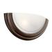 57706 ROB-Trans Globe Lighting-One Light Half Round Wall Sconce