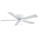 Minkaaire Mesa 52 Mesa 52 5 Blade Indoor Flush Mount Fan - White