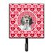 Carolines Treasures LH9142SH4 English Setter Hearts Love and Valentines Day Portrait Leash or Key Holder 7Hx4.25W