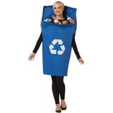 Rasta Imposta Blue Recycling Bin Halloween Costume Adult One Size