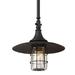 1 Light Outdoor Pendant 13 inches Wide By 20.38 inches High Bailey Street Home 154-Bel-1748077