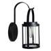 Dezsed Solar Outdoor Lights Clearance Solar Lantern Outdoor Lights Hanging Wireless Water-proof Lantern Lights with Wall Mount Kit for Garden Porch Fence (1 Pack) Black