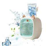 jsaierl 2023 Kids Portable Air Conditioner Fan Rechargeable Evaporative Portable Air Cooler Humidifier 3 Speed éˆ¥å¬§â‚¬å©¾SB-C Portable Air Conditioner For Bedroom Office