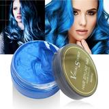 Temporary Hair Color Wax Hair Color Wax Hair Wax Temporary Washable Hair-harmless Perfect for Christmas Party Cosplay DIY