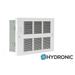 King Electric H412 3-4-AS-FS-GW 3100-4000 BTU Hydronic Wall Heater with Aqua Stat & Fan Switch White - Small